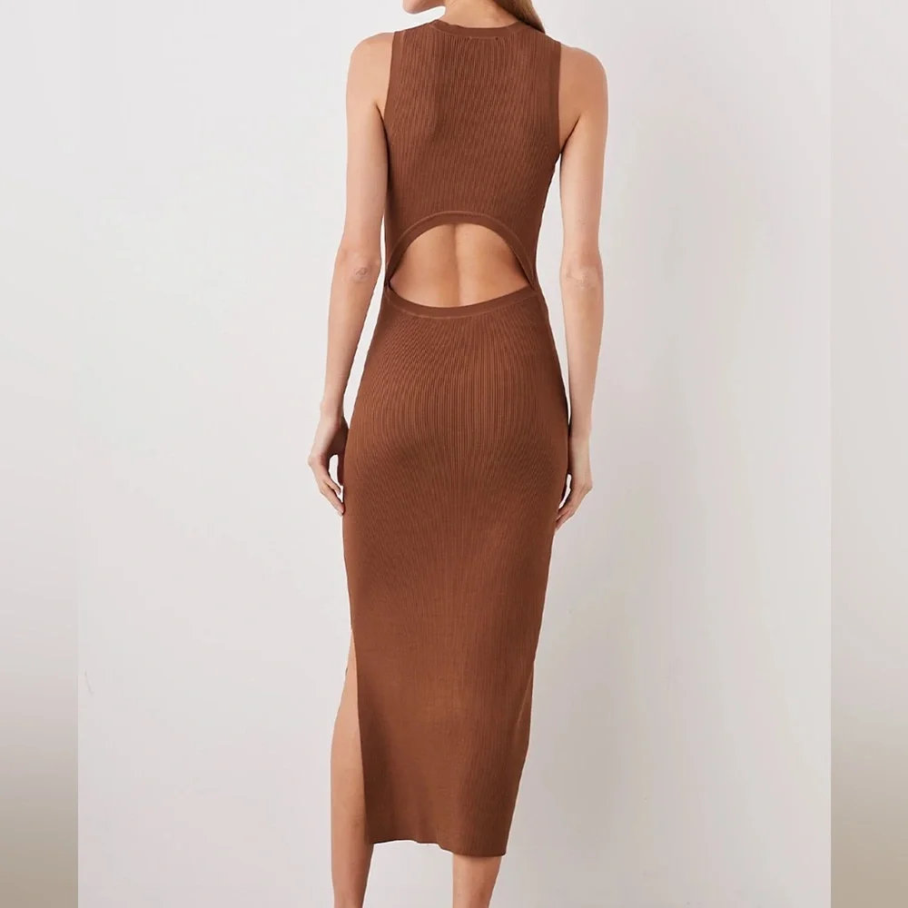 NWT Rails Syd Dress Toffee Large $300 - Picture 2 of 6